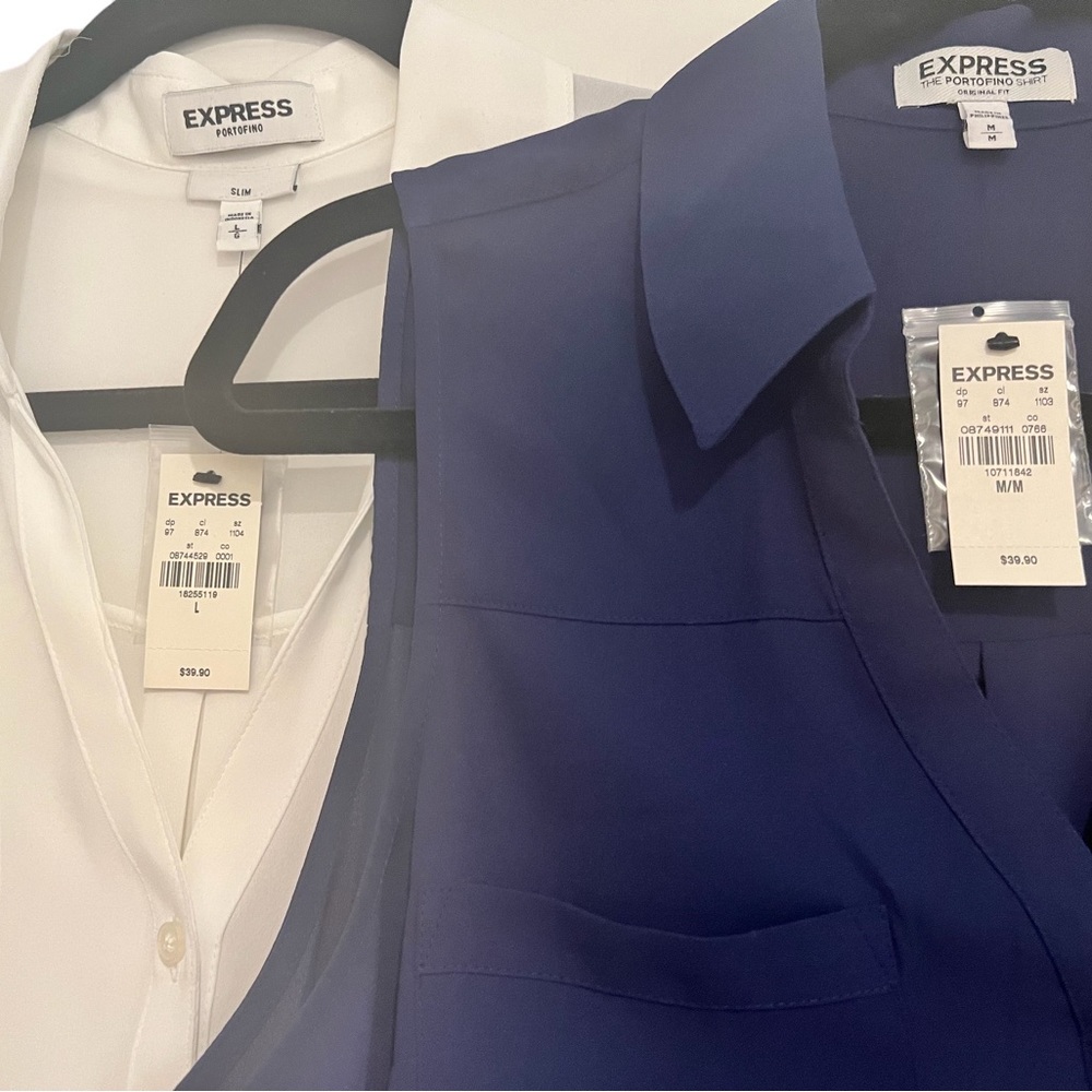 Express Portofino sleeveless set of two brand new with tags.